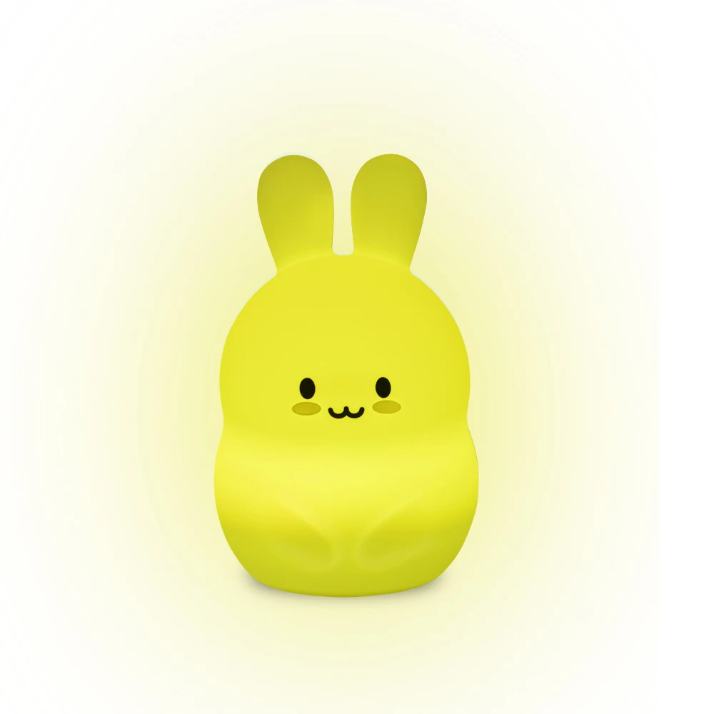 2020 Newly Designed Small Rabbit Deer Animal Mini Baby Kids Led Lamp Silicone Night Light For Kids Baby