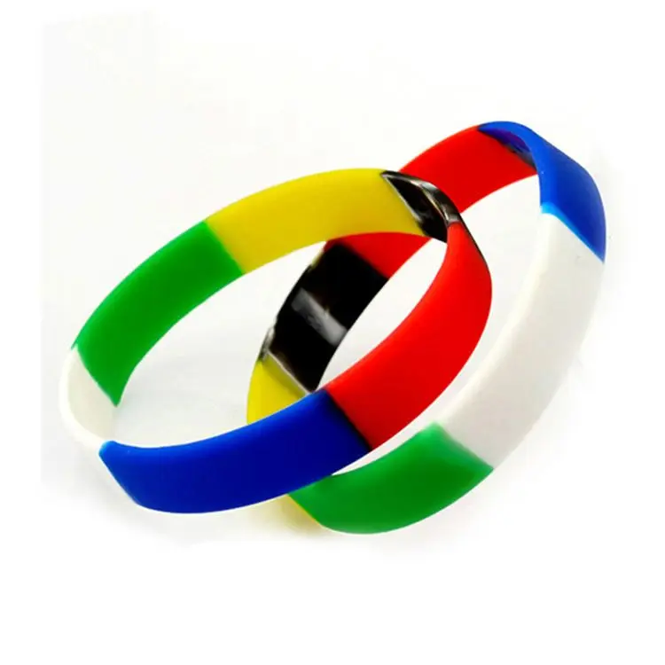 China Factory Friendship Rubber Band Bracelets Wristbands Bulk