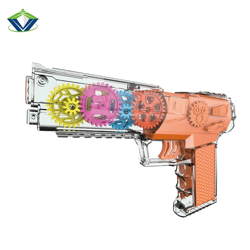 Hot Selling  Plastic Toy Pistol Gun Shooting Games Kids Gun Toy With Lights