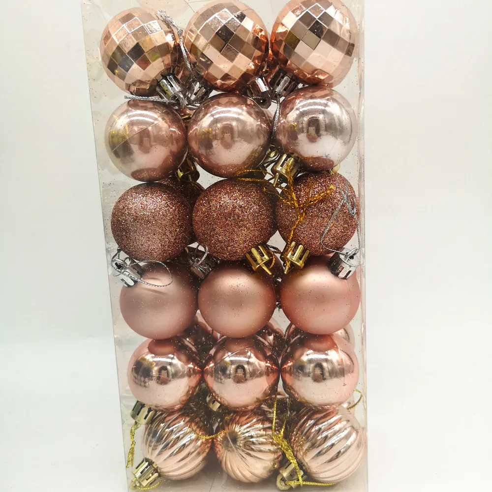 
cheapest colorful Shatterproof Tree Hanging Balls Decoration Clear acrylic Ornaments Christmas Ball 