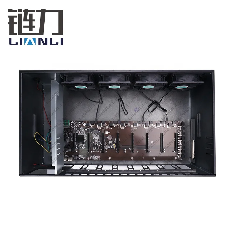 Lianli 8 gpu серверный gpu корпус для компьютера игровой корпус графическая карта gpu rtx 2080 ti gtx 1080 ti (1600108198680)