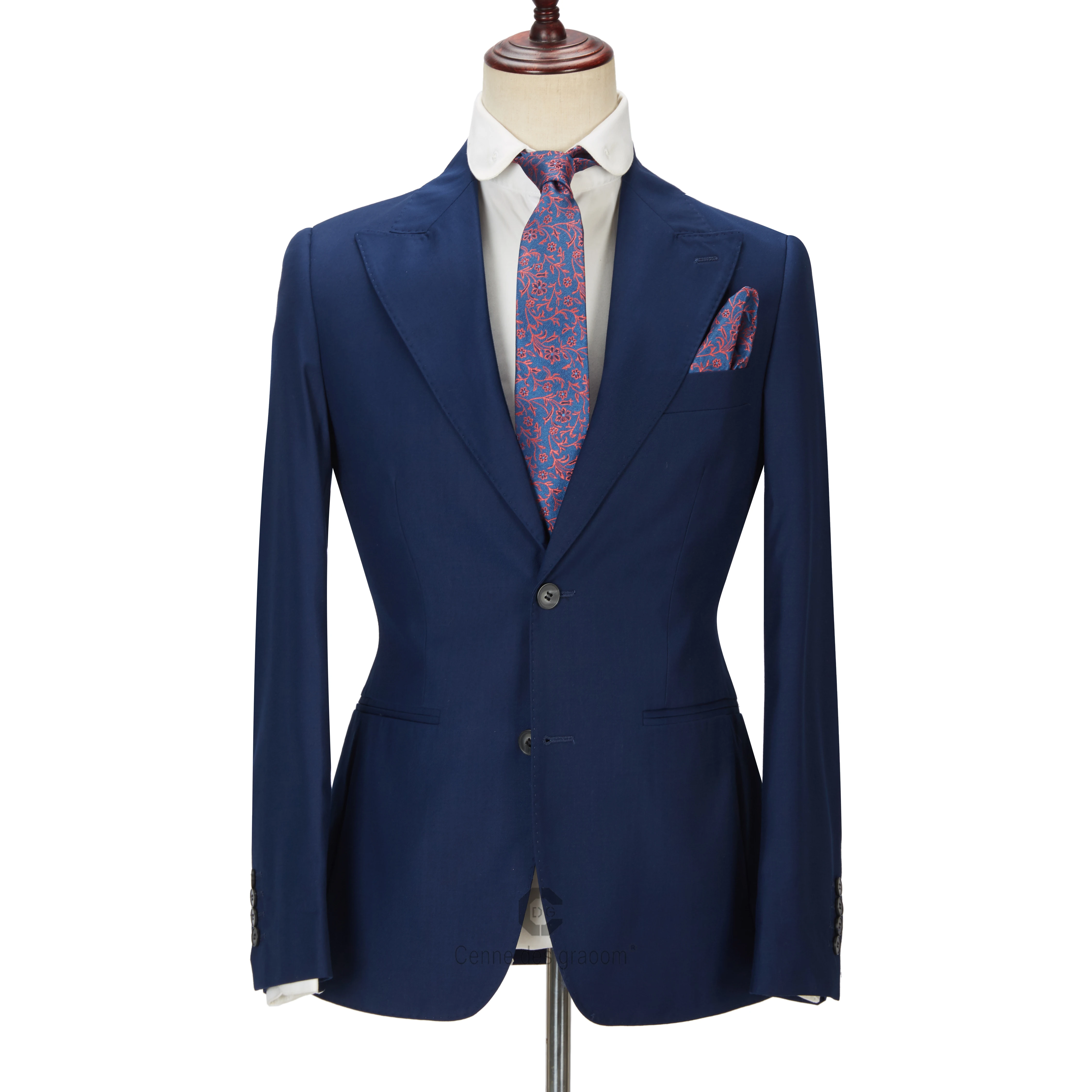 New Design Italy Design Men Suit Navy Blue and Business Suit