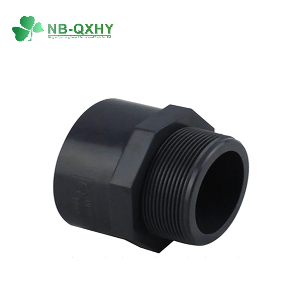 ASTM SCH80 CPVC UPVC Plastic Pn16 High Pressure Pipe Fittings Male Adapter PVC Fitting for Industrial Use