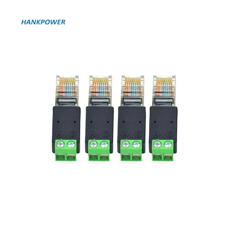 RJ45 to RS485 Terminal RJ45 to 485 2P 3P 4P 8p Connector Adapter Network Terminal