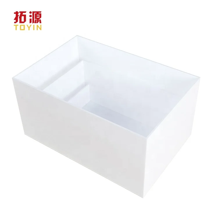In stock Set of 3 piece Acrylic Food Display Buffet Riser Acrylic Riser Stand Food Pedestal Box Display