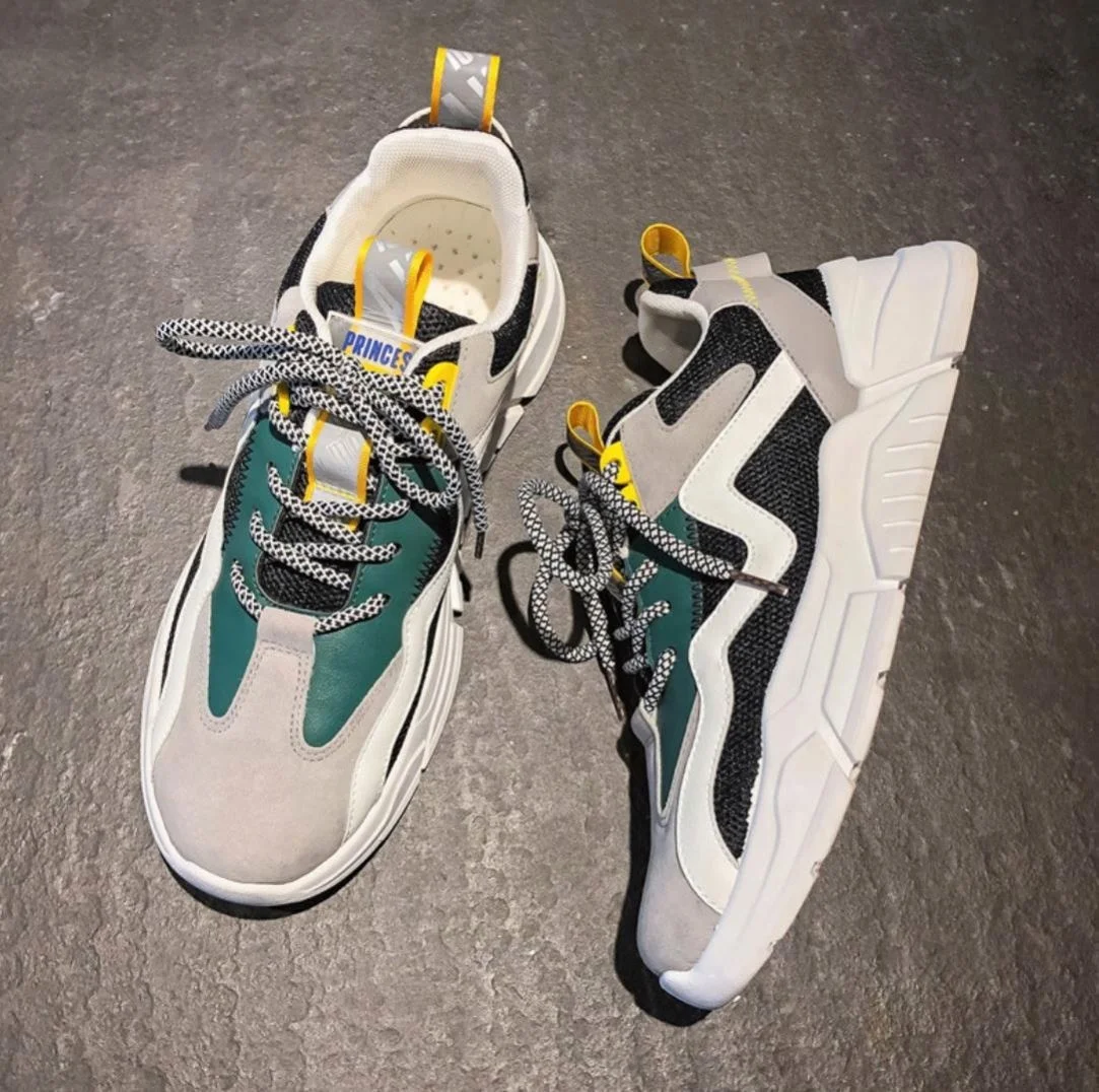 
Hot selling wholesale dad shoes man outdoor running casual sneaker low price multi color sport man student clunky shoes -YG 