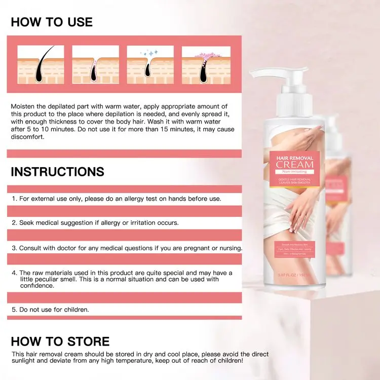 Hair Removal Cream For Men Women