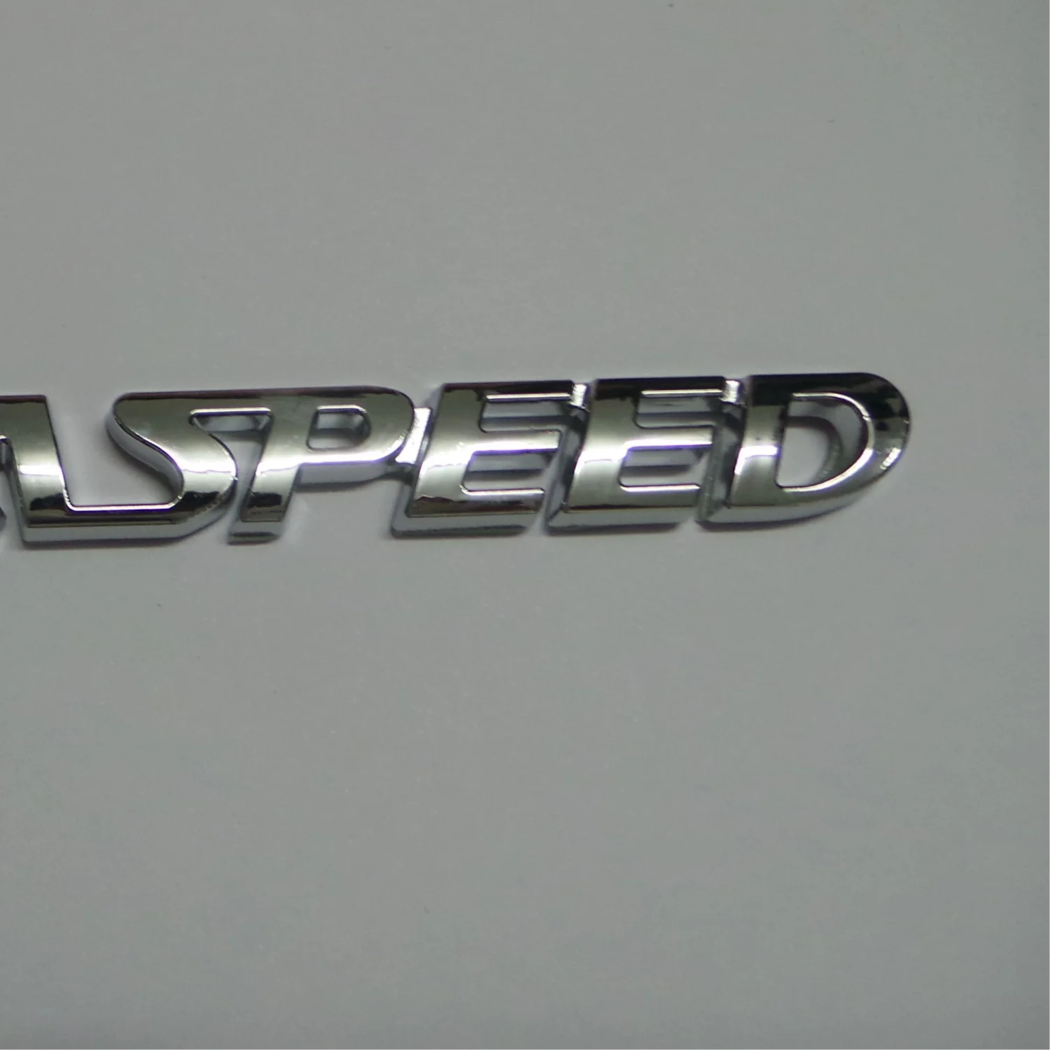 General Auto Parts Chrome Silver Car Accessories Letter Badge Emblem