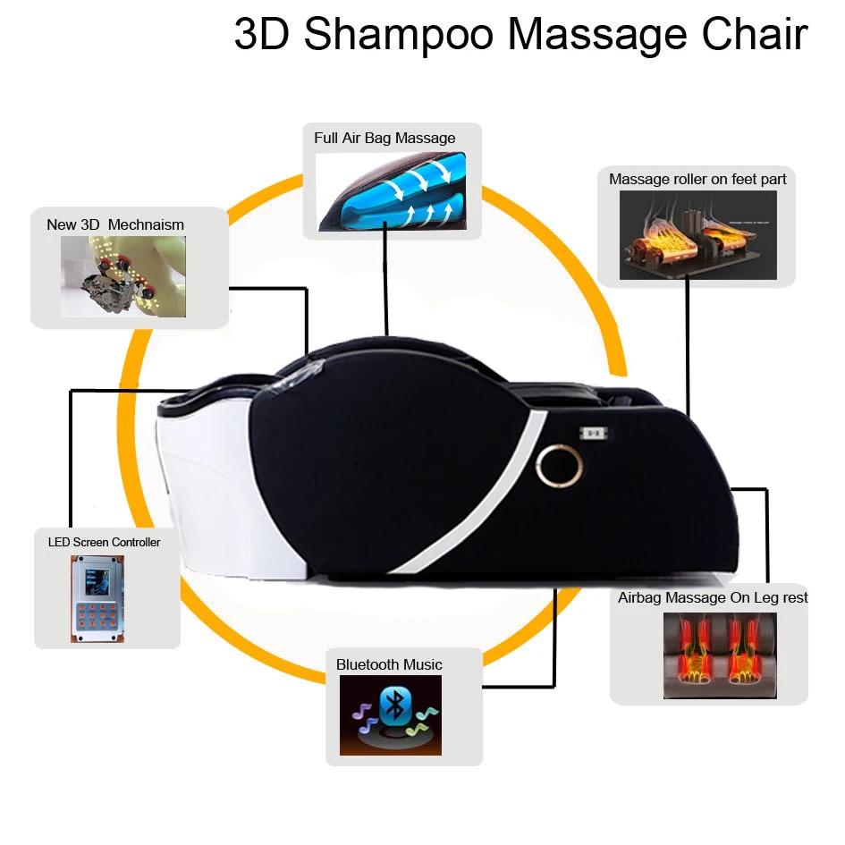 Factory direct supply massage chair/shampoo massage bed