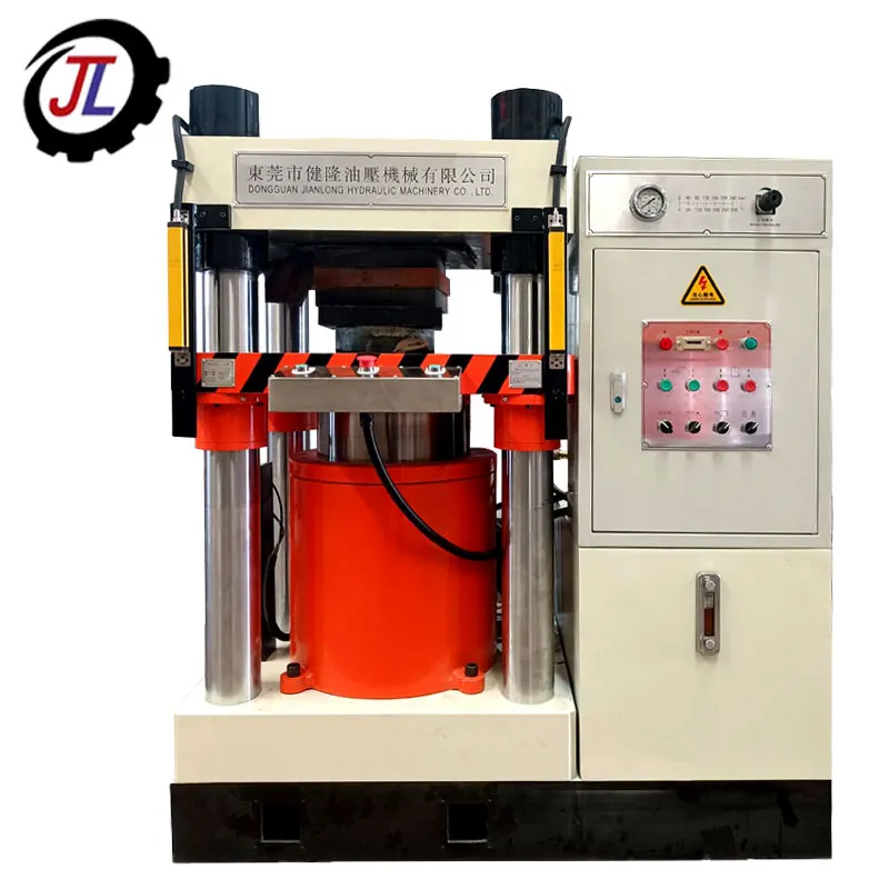 Nameplate stamping shaping lower cylinder four-column hydraulic press