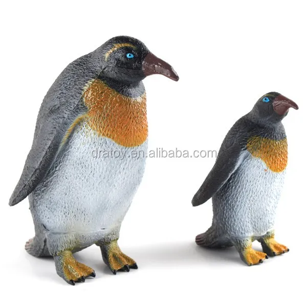 Factory Wholesale High Quality Exquisite Small Zoo Penguin Toys Cute Animal Plastic Toys For Kids Decorative Penguin Figurines
