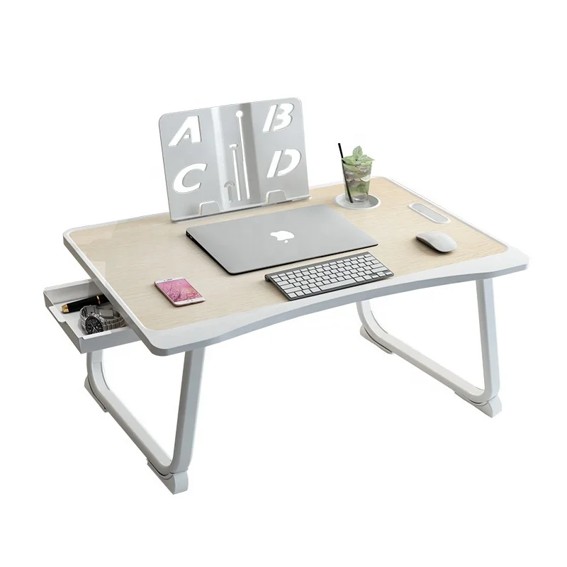 Injection Molding Lazy Bed Desk foldable study desk laptop computer desk six adjustment note adjustment stand