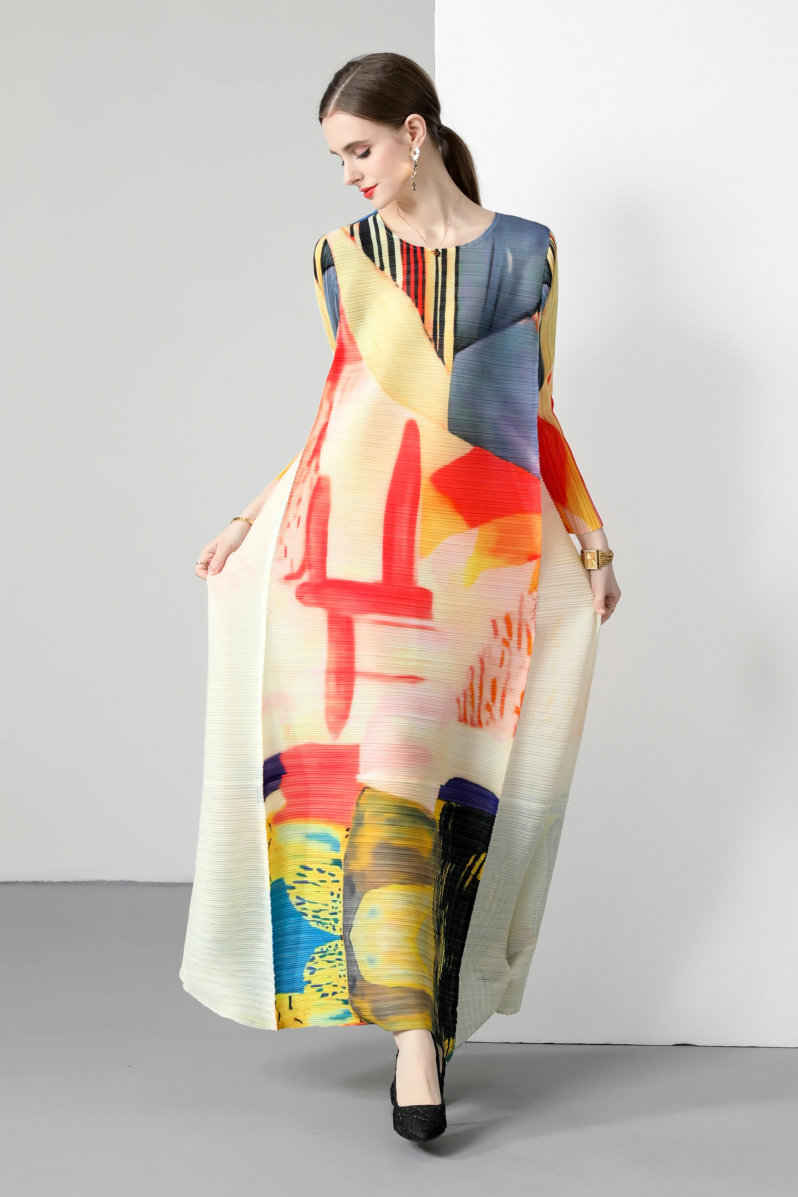 stock woman clothes manufacturer wholesale fashion apparel elegant vintage lady floral Evening casual Dresses