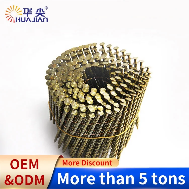 Best-selling good quality wire weld wooden pallet coil nail for pneumatic coil nailer