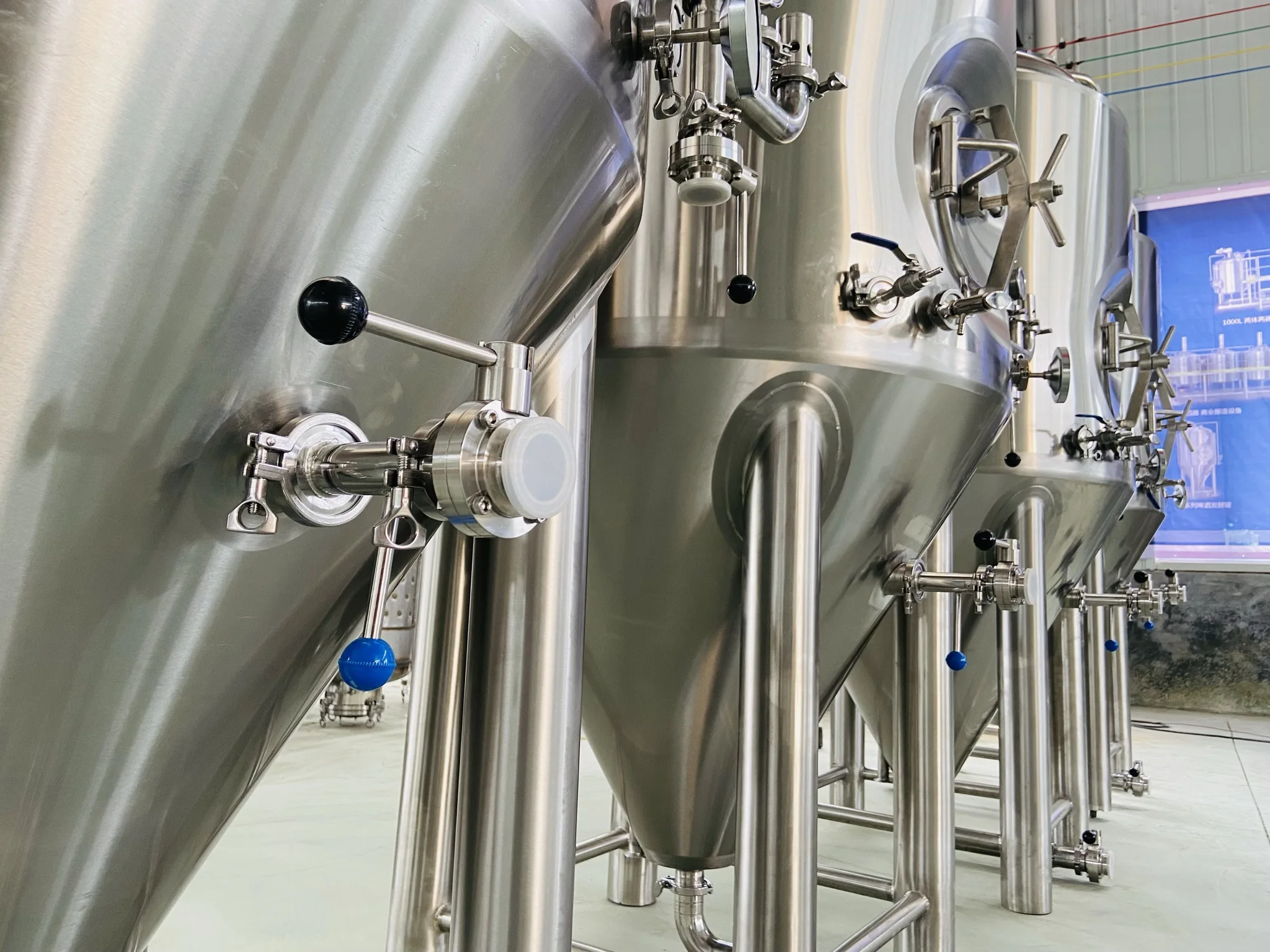 3bbl 4bbl 5bbl brew equip beer ferment tank /ss 1000l fermenter price tank beer system cuves de fermentation for sale