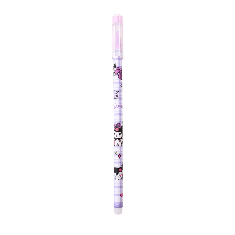 Cute Family Erasable Straight Rod Neutral Pen Cartoon High Beauty Girl Signature Pen Hot Erasable Water Pen