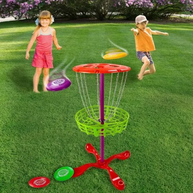 Mini Portable Flying Disk And Golf Set For Kids