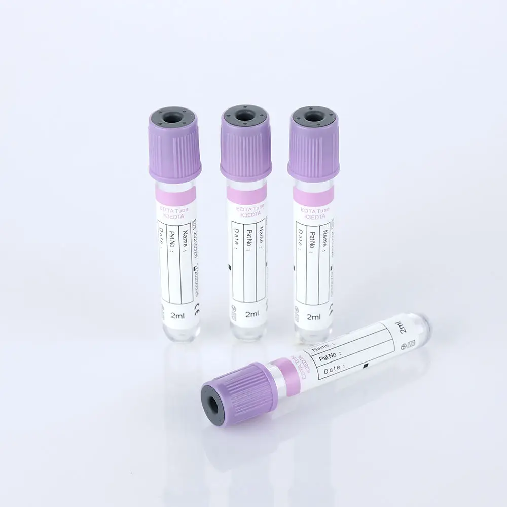 Hospital Use Surgical Single Use Vacuum Blood Collection Glass Tube Disposable Evacuated Blood Collection Vacuum Tube