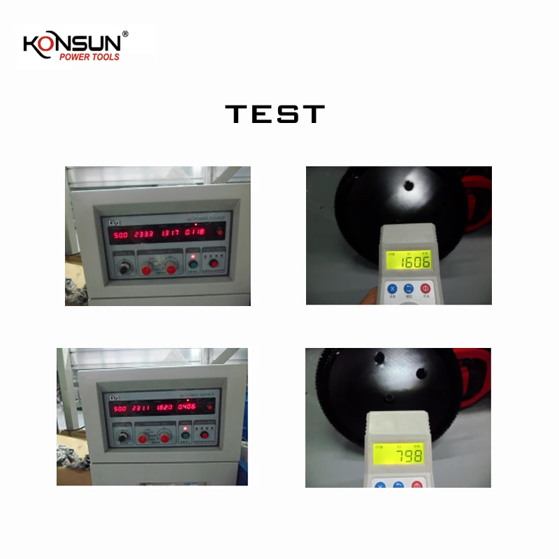 KONSUN Wholesale High Efficiency Detachable Electric Wall Grinding Machine Drywall Wall Sander with LED