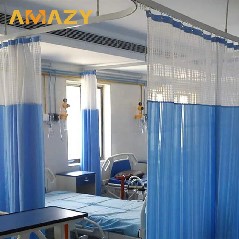 Factory Wholesale Modern Hospital Beds Curtain Rails And Tracks U Shape Medical Curtain Aluminum Rails