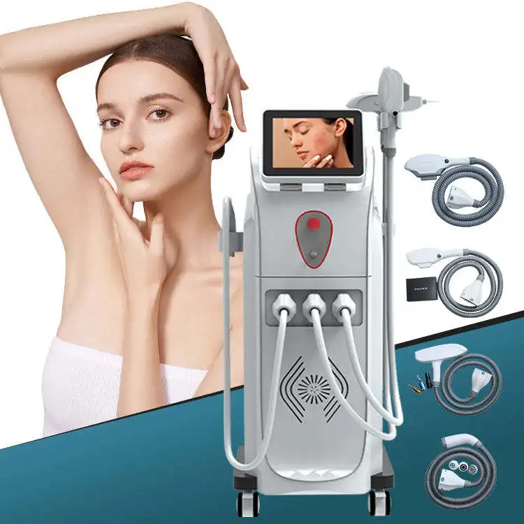 Brolaser 4 In 1 OPT Elight Tattoo Pico And Q Switch Eyes Ipl Rf Nd Yag Laser Machine Suppliers Hair Removal