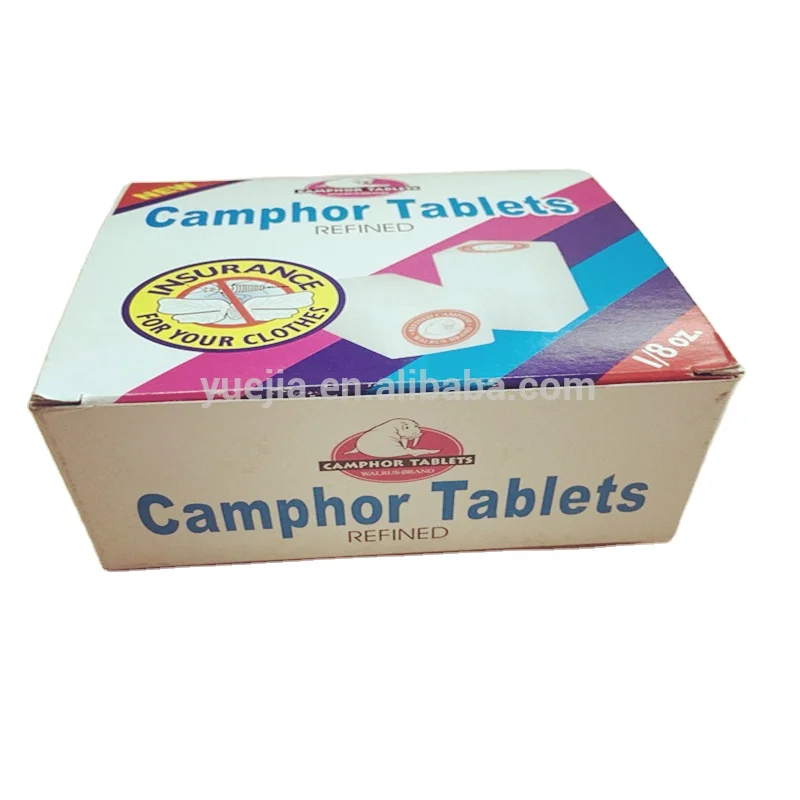 
China Manufacturer Walrus Brand 1/4OZ 96% Pure camphor natural tablets 