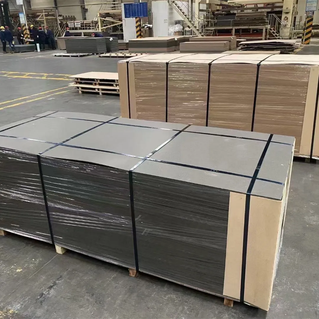 QX-M24 High Quality Cheap Price 1220*2440mm/2100*2800mm Gloss Black 2.5mm 3mm Melamine Faced Mdf Board for Funiture