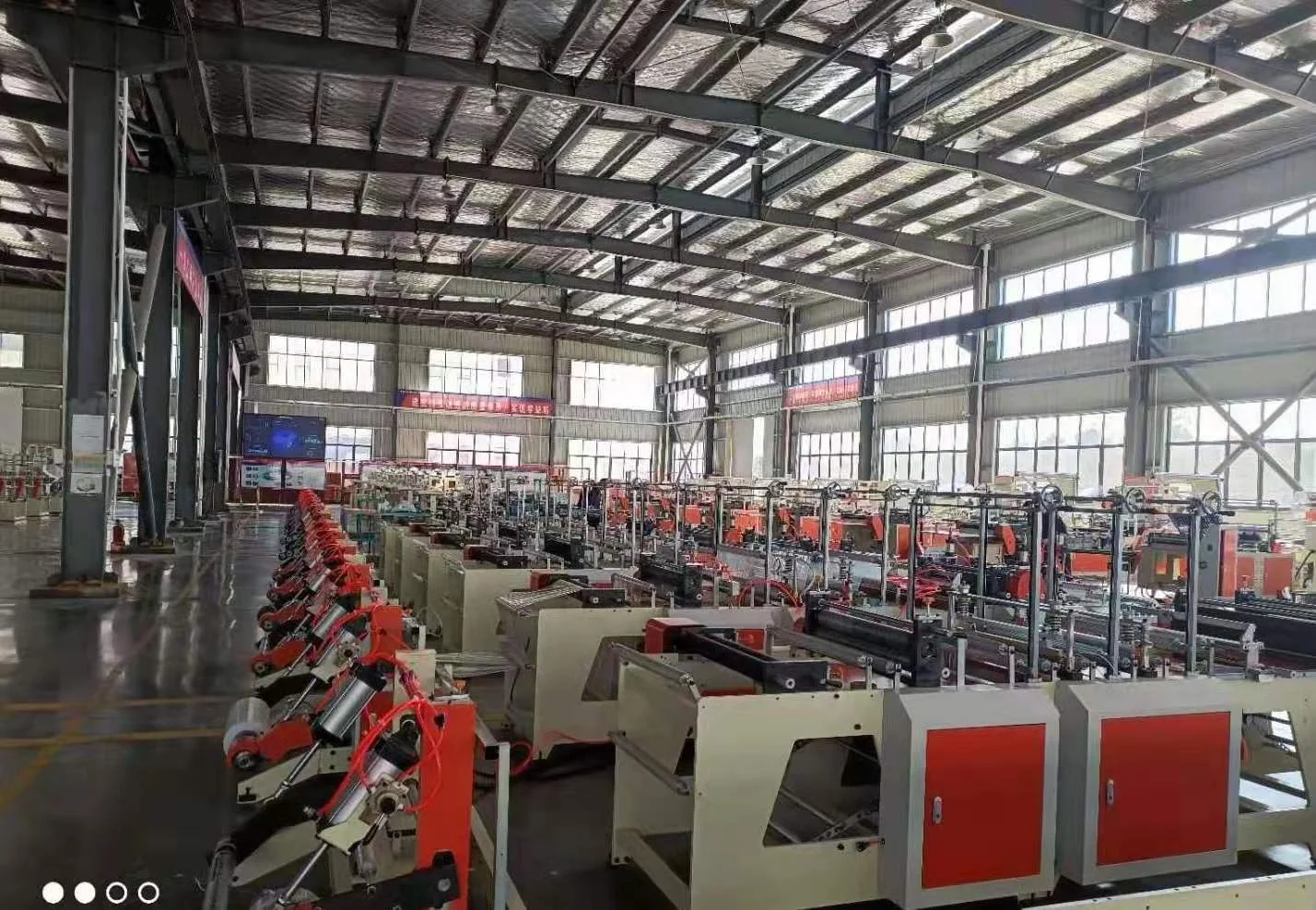 Dexinda full automatic ecommerce pre-opened courier express bag making sealing machine price