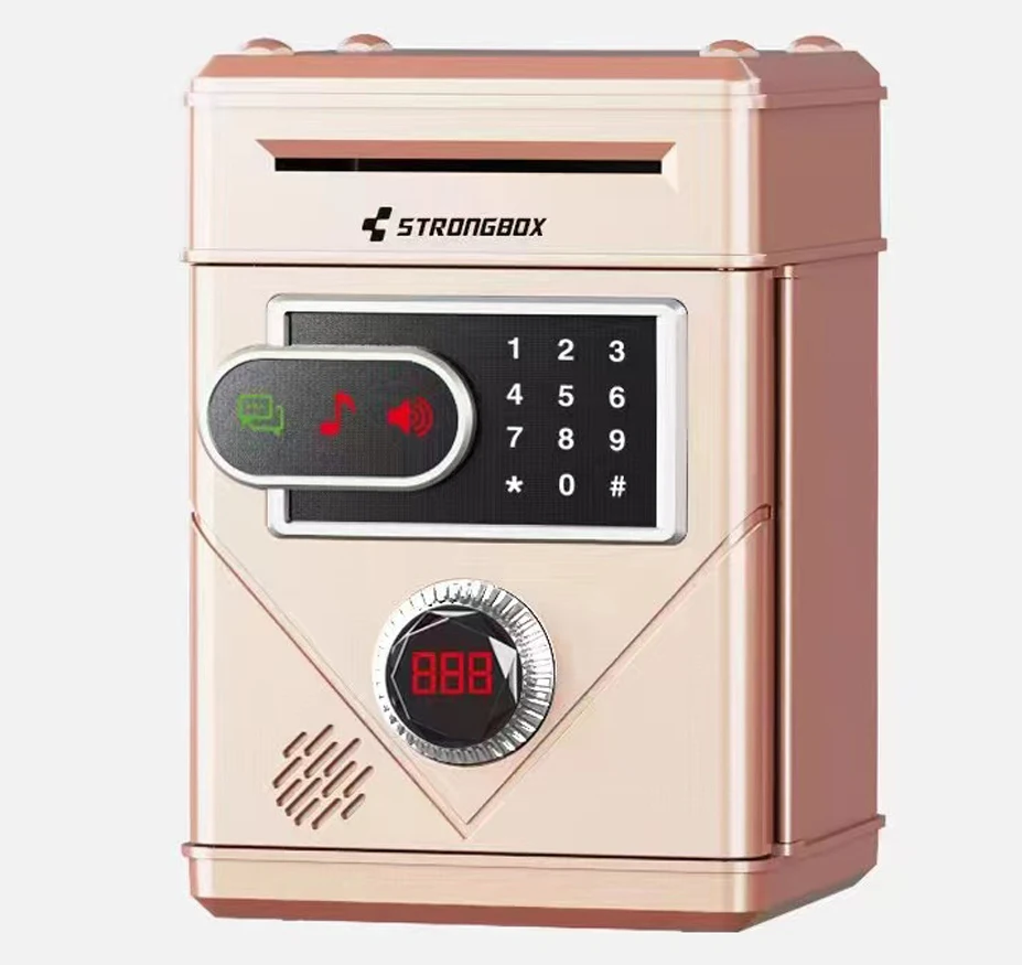 Multifunctional Custom Personalized Kids Password Protection Money Bank Music Electric Indoor Home Play Piggy Banks For Children