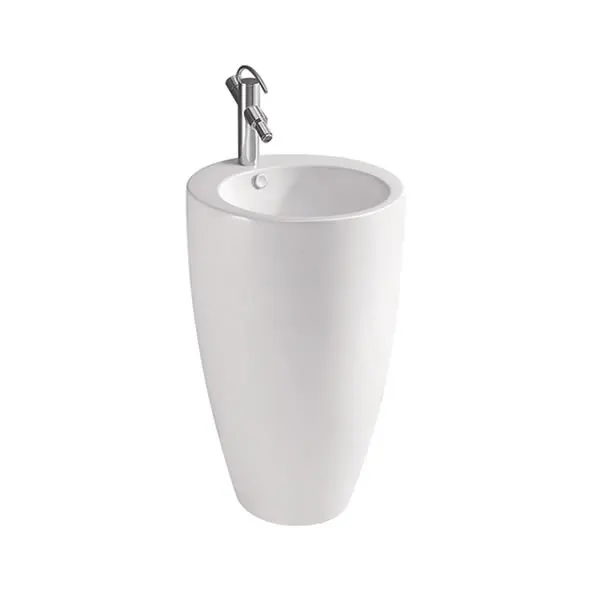 New products pedestal basin bathroom ceramic pedestal wash basin