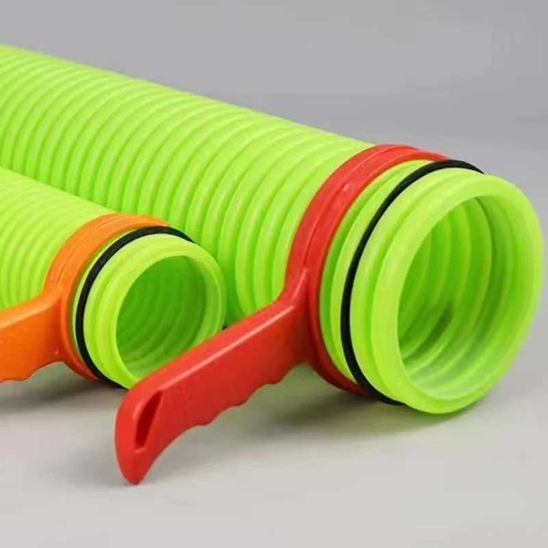 Система свежего воздуха Внутренний двойной глушитель звукоизоляция полиэтилен двойная стенка пластиковая вентиляция гофрированные воздуховоды