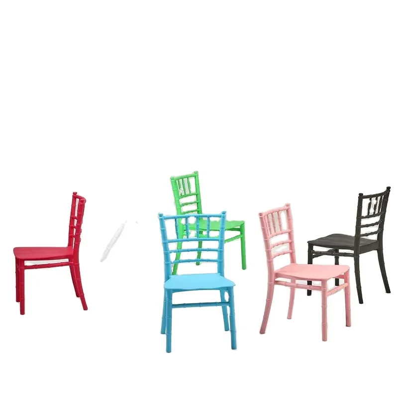 Children Event Stacking Plastic Tiffany Kids Party Dining Chair