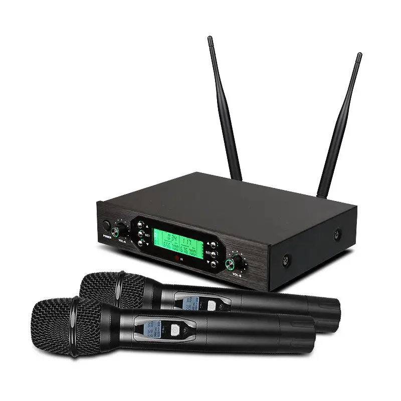 Professional UHF wireless microphone home KTV conference stage performance dynamic handheld wireless microphone