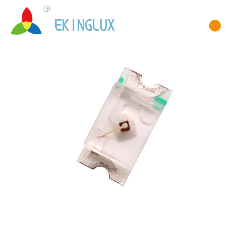 Ekinglux high quality sanan chip wholesale 0603 orange amber pcb chip smd led