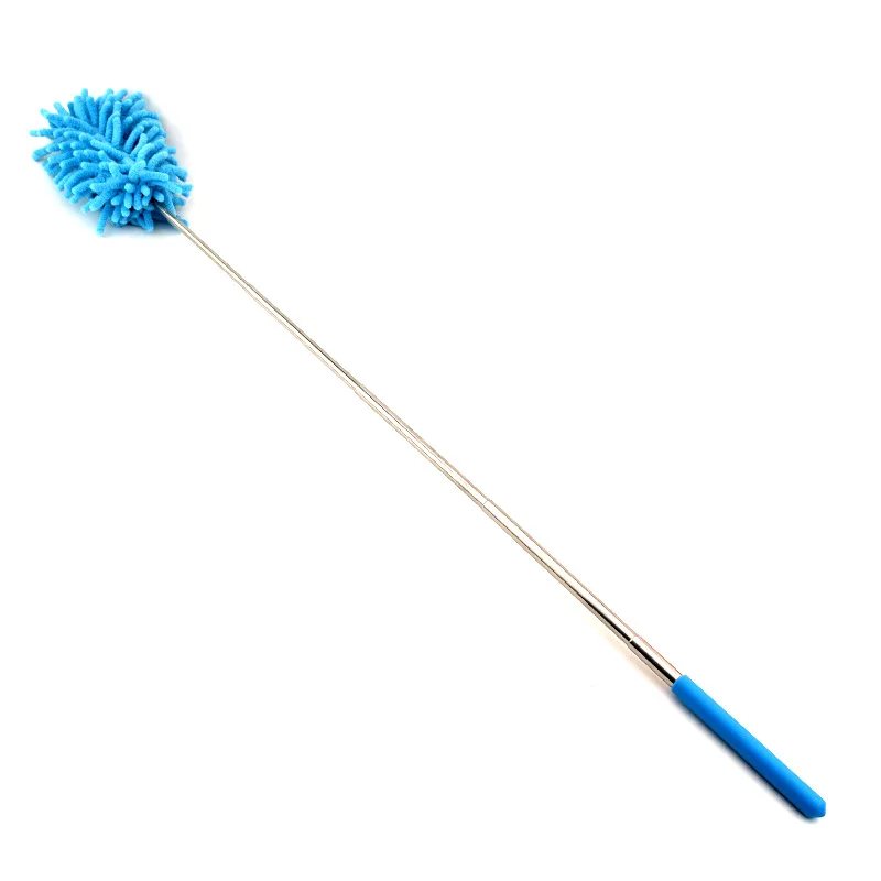 Microfiber Duster for Cleaning Washable Mini Dusters with Scalable Handle Dusting Brush for Cleaning Car Window Furniture Office