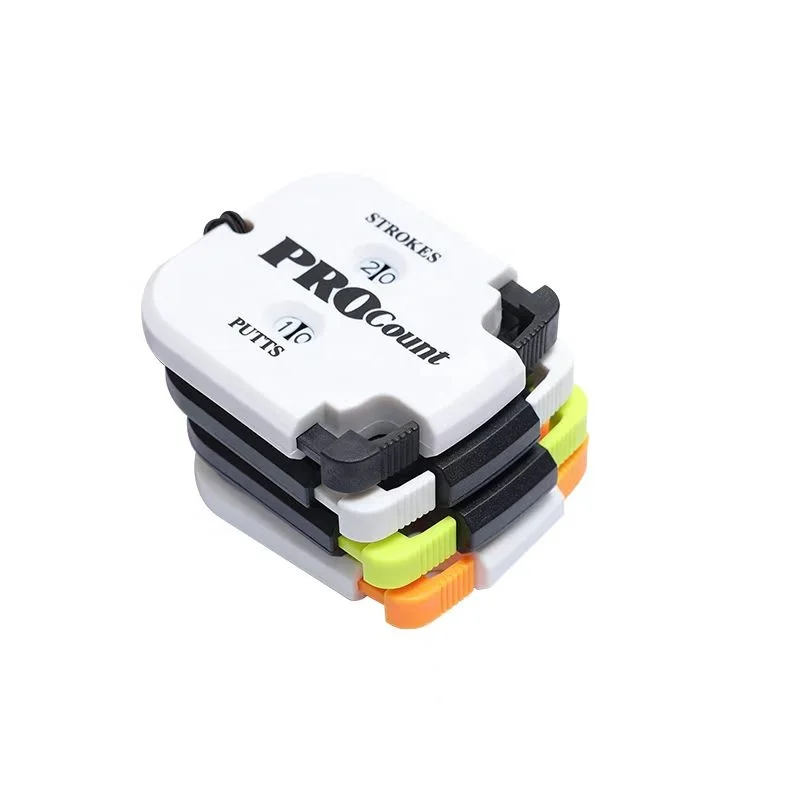 High quality Golf Score Counter with Reset Tool and Key Chain Golf Attachment Accessories