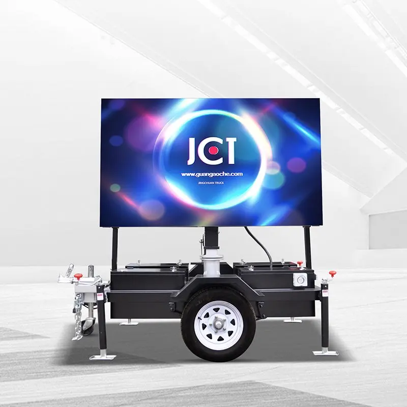 3 Square Meters Flexible and Convenient Commercial Advertising Outdoor Digital Mobile LED Display Trailer ST3M