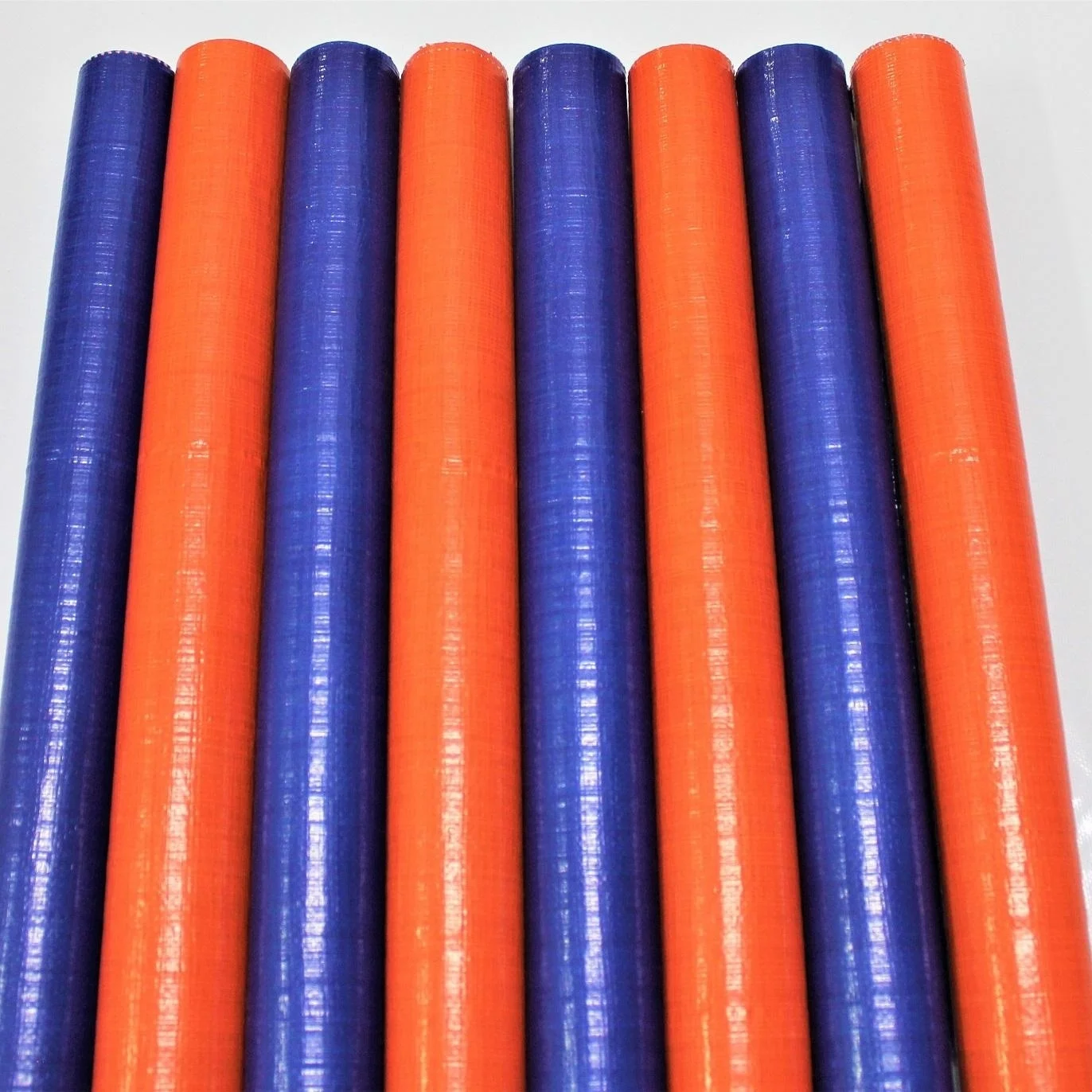 MILLION 2*100M blue and orange 150GSM manufacturer professional poly woven tarp rolls Philippines