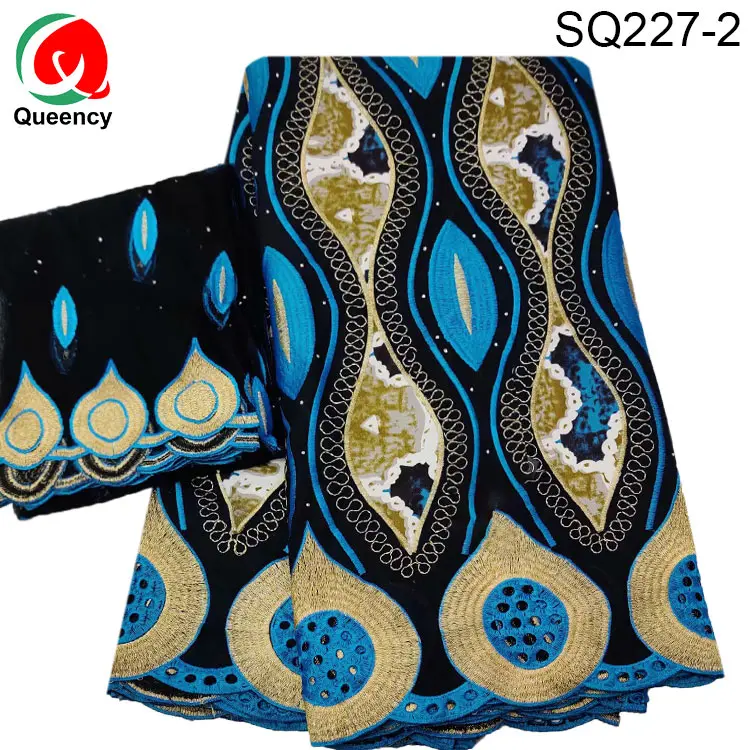 heavy african lace fabric swiss voile lace africa cotton lace beige with stones and beads