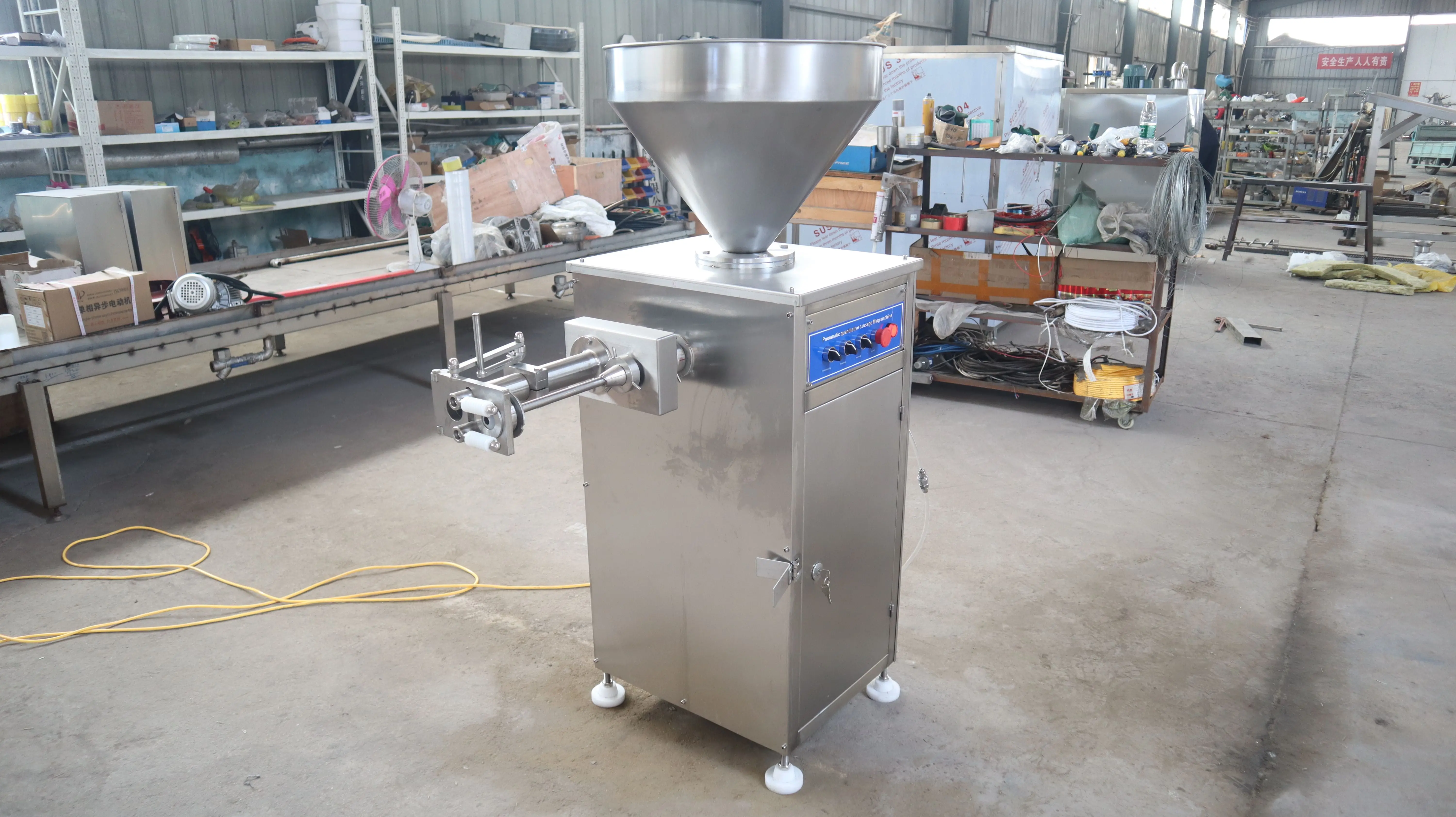2023 Industrial Sausage Stuffing Tying Filling Filler Meat Product Making Machines Automatic For Electric Sausage Stuffer Maker