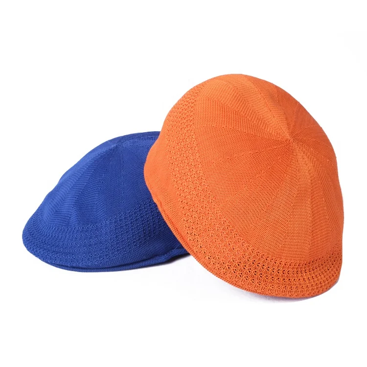 Удобные кепки газетчика из плоского полиэстера с логотипом на