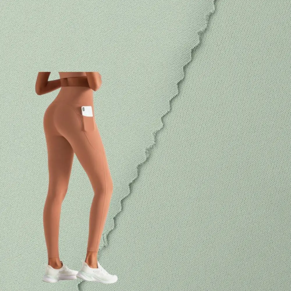 High Density 4-Way Stretch 85% Polyester 15% Elastane Knitted Honeycomb Mesh Yoga Sportswear Polyamide Fabric