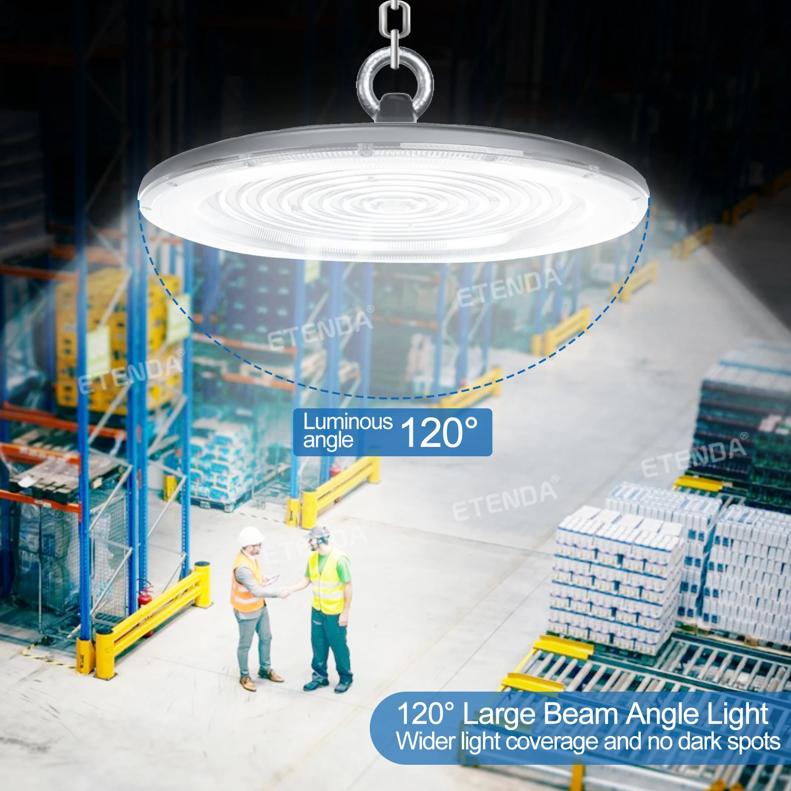 IP66 Commercial Light New Design LED Workshop Garage Lights Ceiling High bay light Fixture