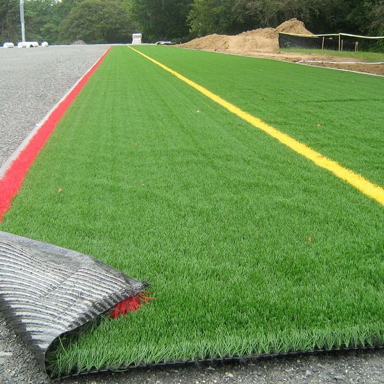 Sulzer looms weaved warp/weft 110/56 china artificial grass material cloth