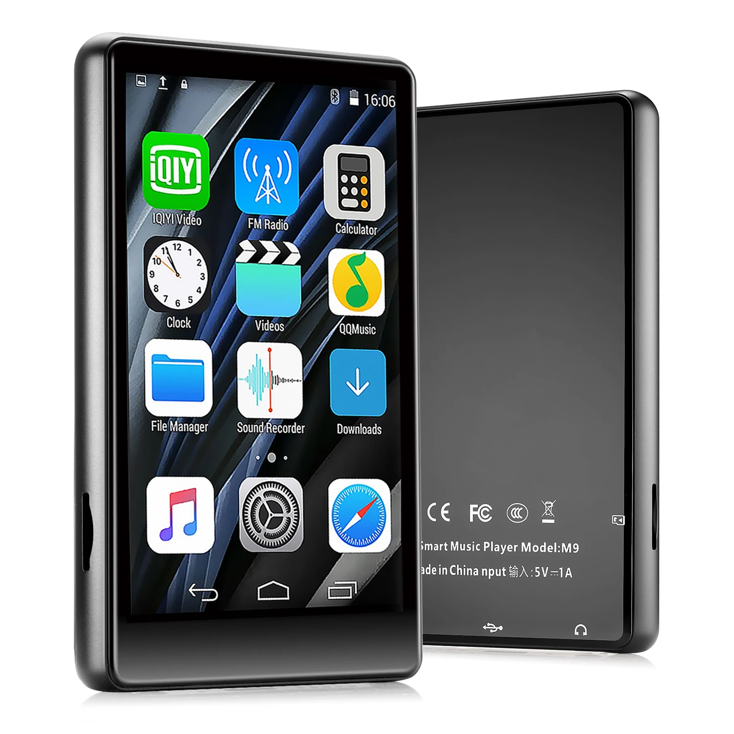 OEM ODM 4.0 inch M9 Android Wifi MP3 MP4 Player IPS Full Touch Screen 8G/16G Memory Portable Music Player