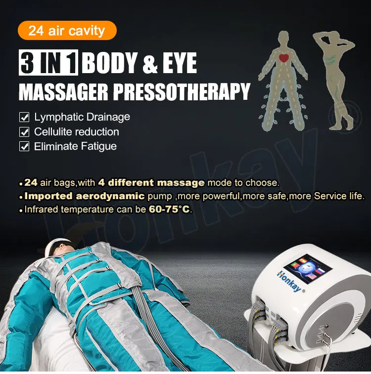 Favorito de los clientes espanoles presoterapia Masaje ojos infrarrojos tres en uno pressoterapia pressotherapia