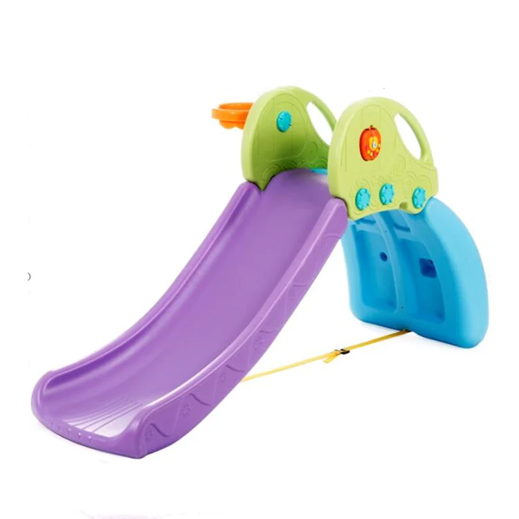 Freestanding Easy setup children plastic slide Sturdy Anti-slip children home playing slide indoor home slide toys for children