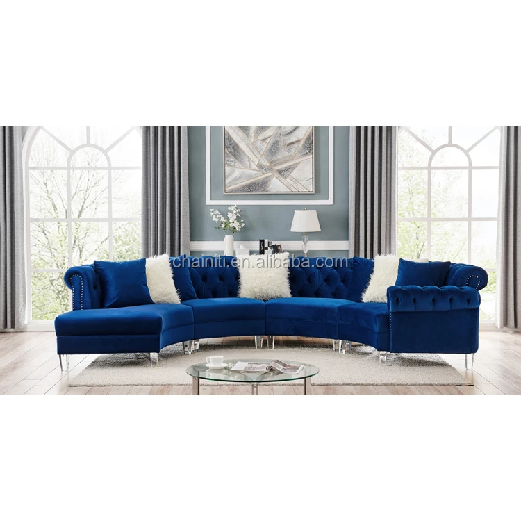 
High quality american style Button Tufted Sofa Set Design For Living Room Sofa 