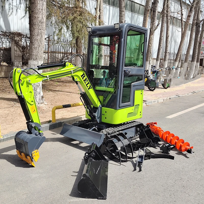 13 5 HP B & S газовый двигатель Гидравлический компактный экскаватор 1 тонный мини-экскаватор с дешевой ценой садовая машина