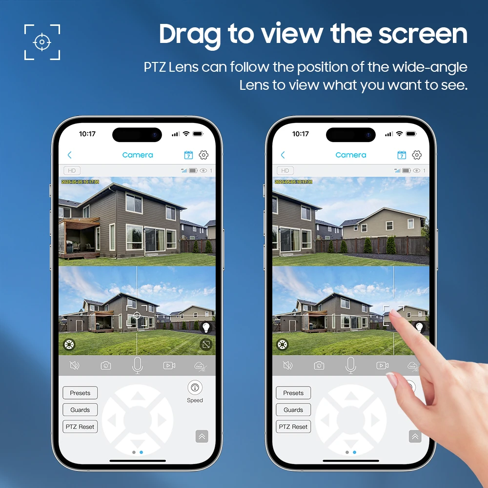 SECTEC HD 6MP Panoramic CCTV Outdoor Dome Security Surveillance PTZ Camera Dual Lens Floodlight Network 4G Solar Battery Camera